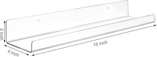 ECOSEAO Floating Shelves Set of 6 for Home Display