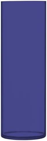 Midnight Blue Plastic Hurricane Candle Holder 118x39 Inch