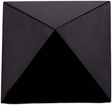 GOMOSU Natural Obsidian Quartz Pyramid Decorative Stone