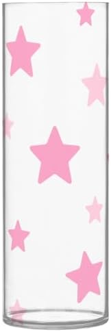 Pink Star Plastic Flower Vase 118 x 39 Inch Decorative