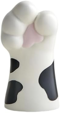 WAIT FLY Cat Paw Ceramic Flower Vase Black