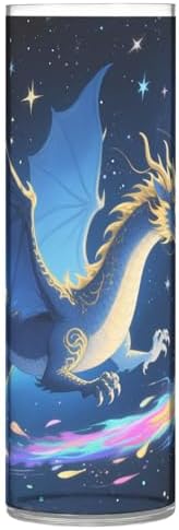 Cartoon Blue Dragon Decorative Vase 118x39 Inch