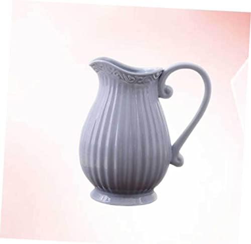 LIFKOME Ceramic Grey Decorative Vase