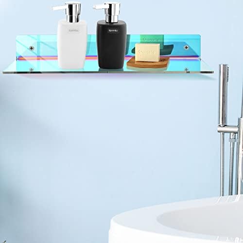 Iridescent Floating Acrylic Shelves 4 Pieces
