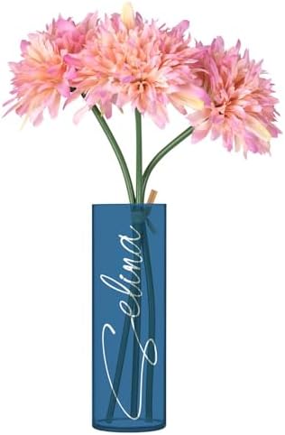 J JOYSAY Custom Dark Blue Vase for Centerpieces