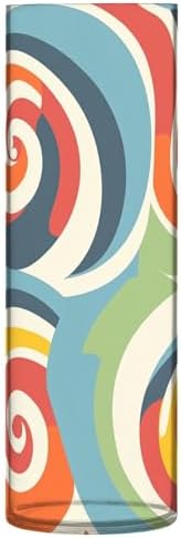 Abstract Colorful Spiral Plastic Candle Holder
