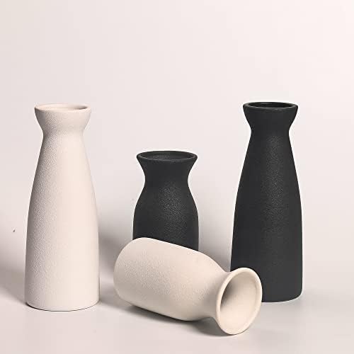 Modern Boho Ceramic Hollow Vase for Pampas Grass