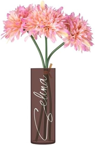 Custom Brown Red Vase for Centerpieces and Decor