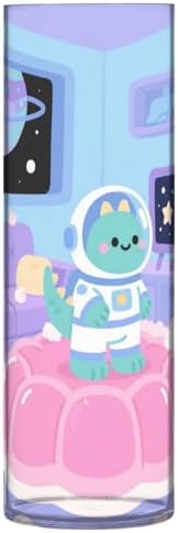 Cartoon Astronauts Dinosaur Purple Plastic Vase 118x39 Inch