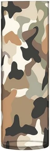 Camouflage Rtero Plastic Hurricane Candle Holder 118x39 Inch Modern Decor