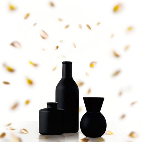 Modern Ceramic Flower Vase Set - 3 Pcs Table Decor