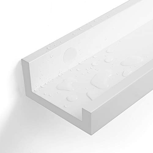 SONGMICS Floating Shelves Set of 2 Matte White