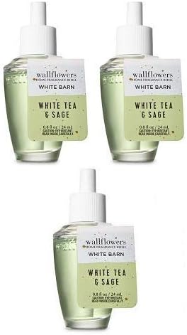 3 Pack White Tea Sage Wallflowers Fragrance Refill