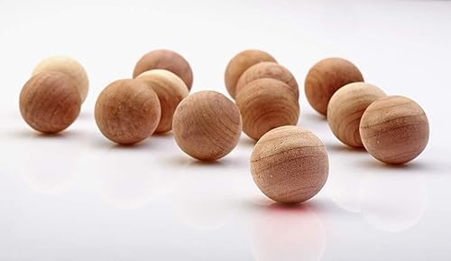 240 Pcs Cedar Balls with Satin Bags for Home Fragrance