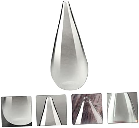 Cabilock Frosted Glass Dried Flower Vase Decor