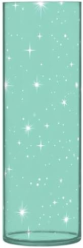 Sky and Stars Mint Green Hurricane Candle Holder 118 x 39 Inch