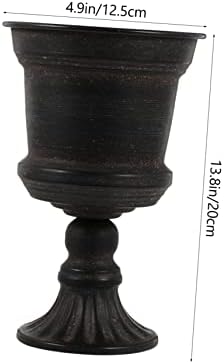 Cabilock 1 Pc Metal Flower Vase for Floral Arrangements