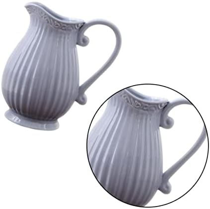 LIFKOME Ceramic Grey Decorative Vase