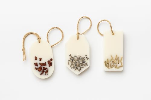 Handmade Wax Sachets with Rose Lavender Lemongrass Scents