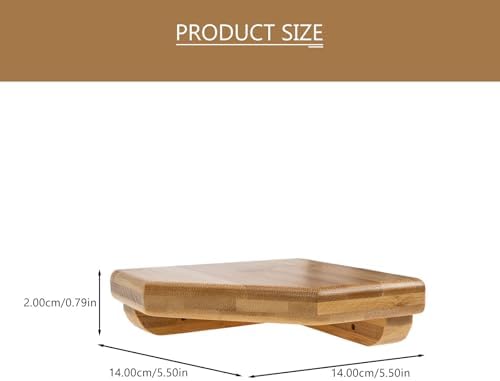DECHOUS 55 Inch Rustic Corner Floating Shelf