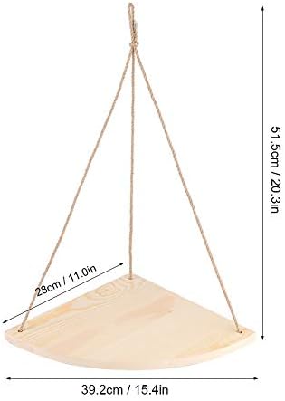 Joyzan Triangle Corner Shelf Wall Decor Organizer