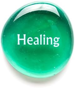 Lifeforce Glass Get Well Stones with Messages