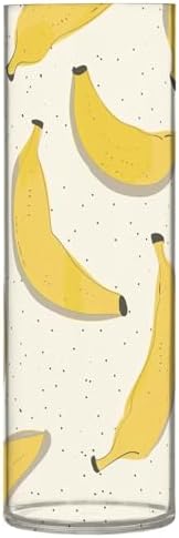 Cute Cartoon Banana Plastic Hurricane Candle Holder with Decorative Vase