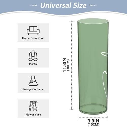J JOYSAY Custom Sage Green Vase for Centerpieces