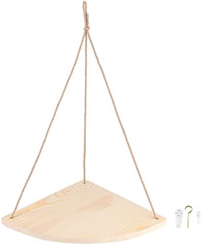 Joyzan Triangle Corner Shelf Wall Decor Organizer