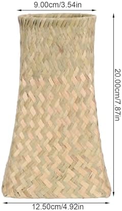 Angoily Woven Rattan Vase for Home Decor