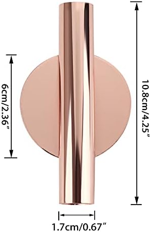 JUXYES Pack of 2 Wall Flower Vase Tubes