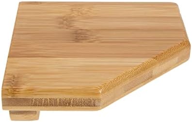 ORFOFE 1set Corner Wall Shelf Bamboo Floating Storage Rack