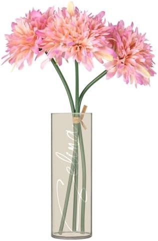 Custom Beige Light Vase for Centerpieces and Decor