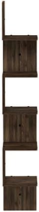 Furinno Rossi 5-Tier Floating Corner Shelf