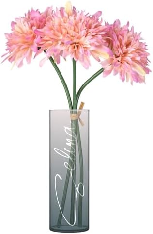 Custom Grey Gradient Vase for Centerpieces