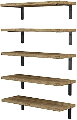 Wallniture Palma Floating Shelves Set of 5