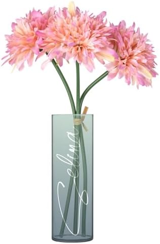 J JOYSAY Custom Grey Gradient Vase for Centerpieces
