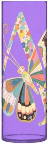 Butterfly Letter A Plastic Hurricane Candle Holder 118 x 39 Inch