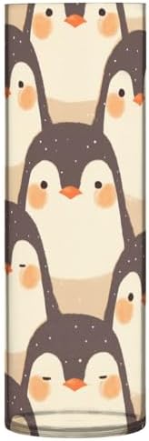 Cute Cartoon Penguin Plastic Cylinder Vase 118 x 39 Inch