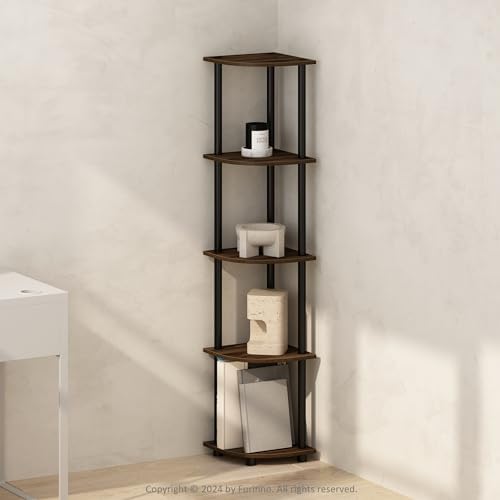 Furinno Turn-N-Tube 5 Tier Corner Display Rack