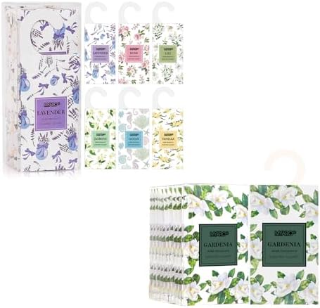 MYARO 12 Pack Scented Sachets for Closets and Drawers