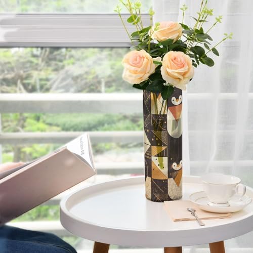 Penguin Rose Gold Plastic Hurricane Candle Holder 118 x 39 Inch