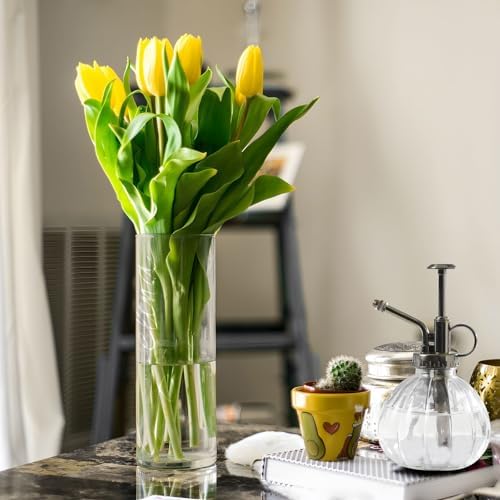 Custom Beige Light Vase for Centerpieces and Decor