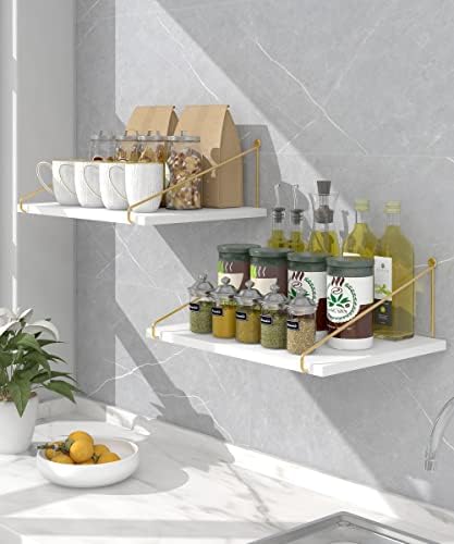 Afuly 12 Inch Deep Floating Shelves Set of 2