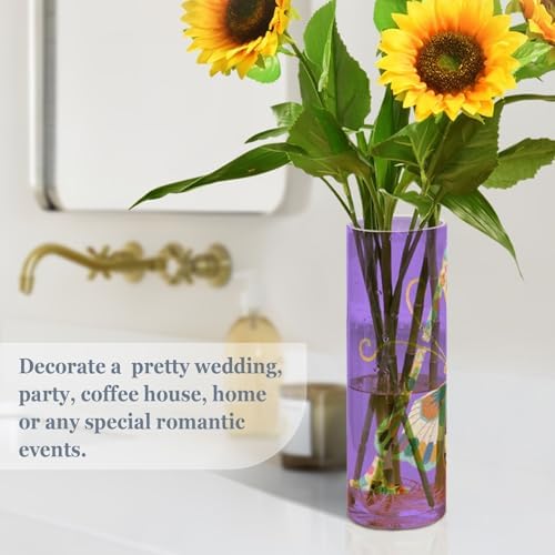 Butterfly Letter A Plastic Hurricane Candle Holder 118 x 39 Inch