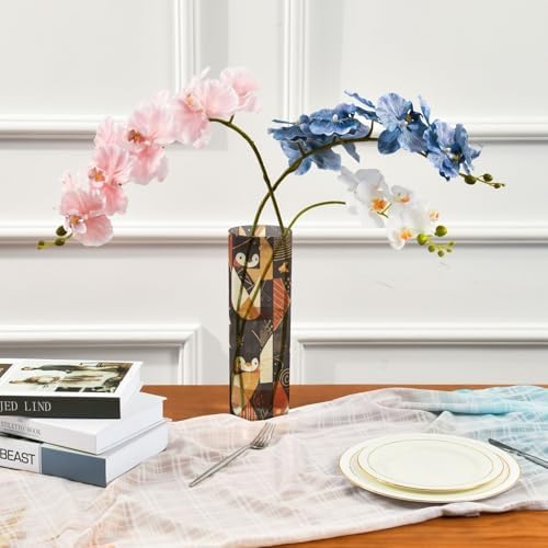 Penguin Rose Gold Plastic Hurricane Candle Holder 118 x 39 Inch