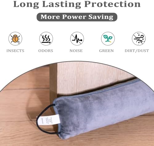 My OLi 36 Inch Under Door Draft Stopper - Light Gray