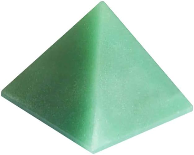 EDZZEL Natural Green Aventurine Pyramid Stone 1 Inch 1 Pcs