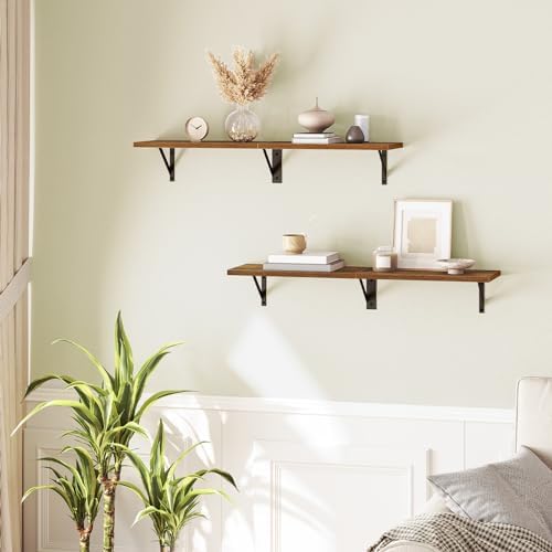 HOOBRO Floating Shelves Set of 2 30 Inch Wall Shelf