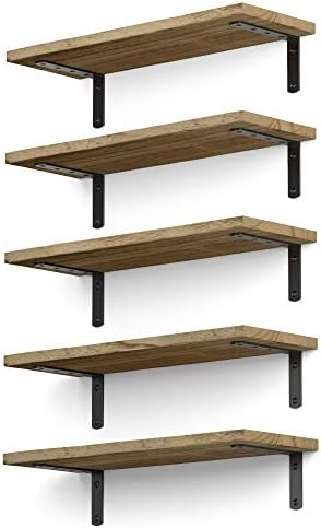 Wallniture Palma Floating Shelves Set of 5